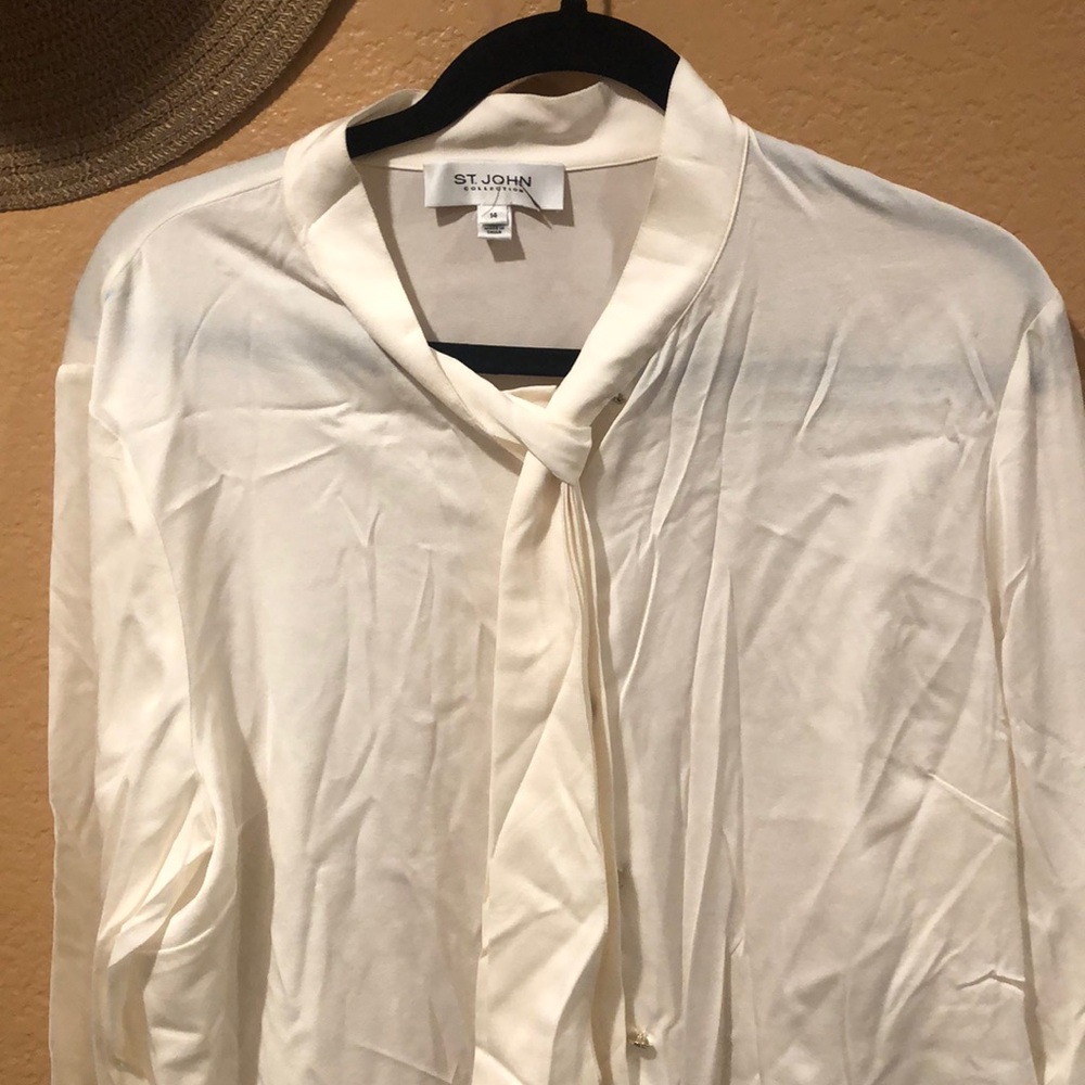 Off white  St. John blouse